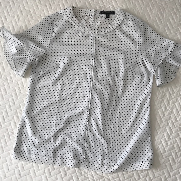 Banana Republic Tops - Banana Republic Petite Polka Dot Blouse